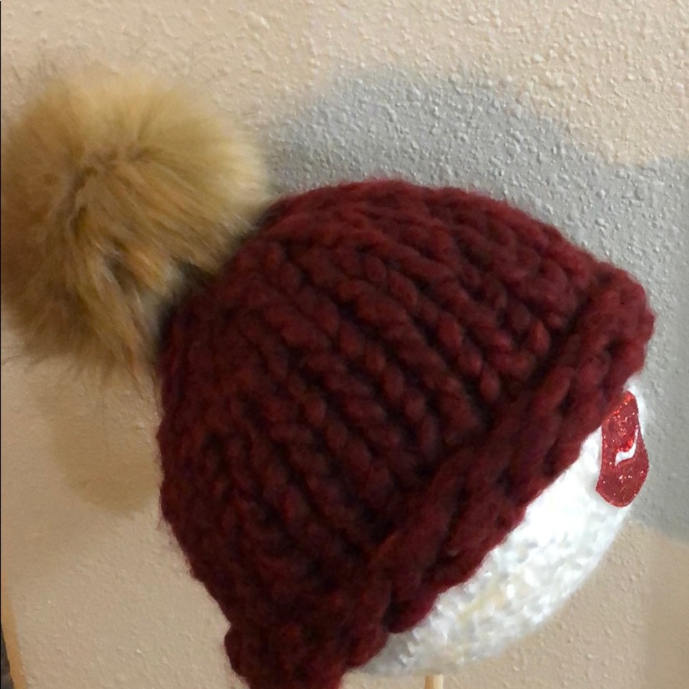 Brand New Handcrafted Rolled Brim Knitted Hat